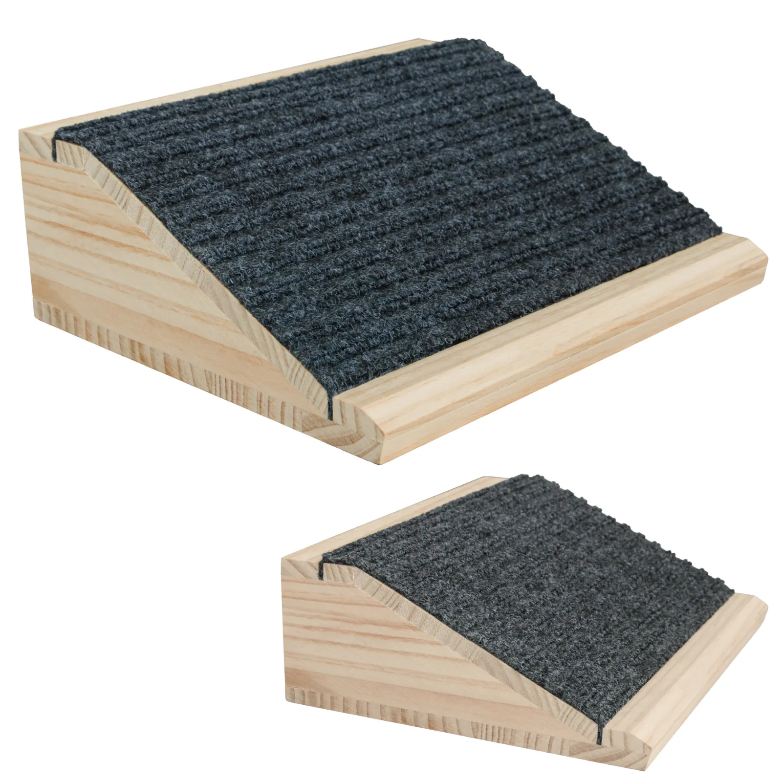 Dog Ramp for Stairs, Low-Angled Pet Stairs Ramps for Small Older Injured Dogs, Medium Dogs, 2 Pack